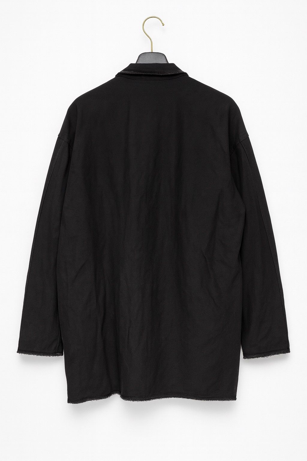 Vintage Avant-Garde Distressed Black Coat – Handmade Artisanal Size US L / EU 52-54 / 3 - 2 Thumbnail