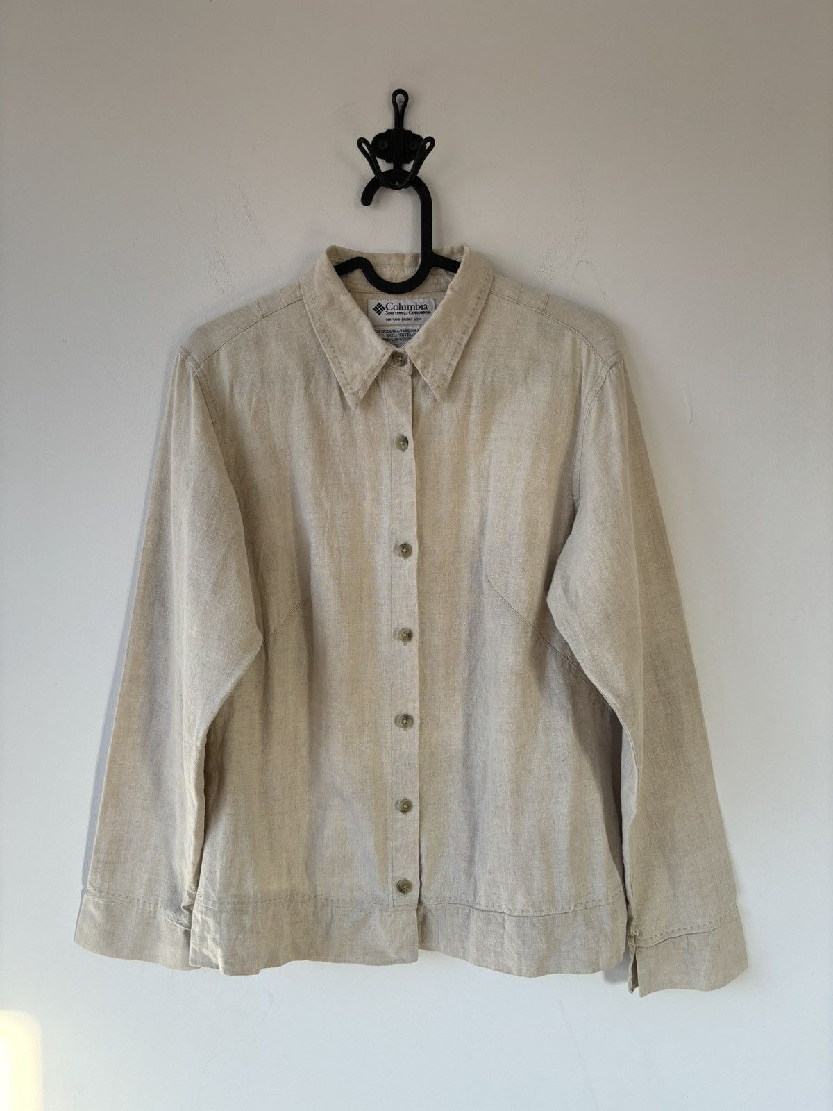Columbia × Vintage Vintage Columbia Linen Shirt Size S / US 4 / IT 40 - 1 Thumbnail