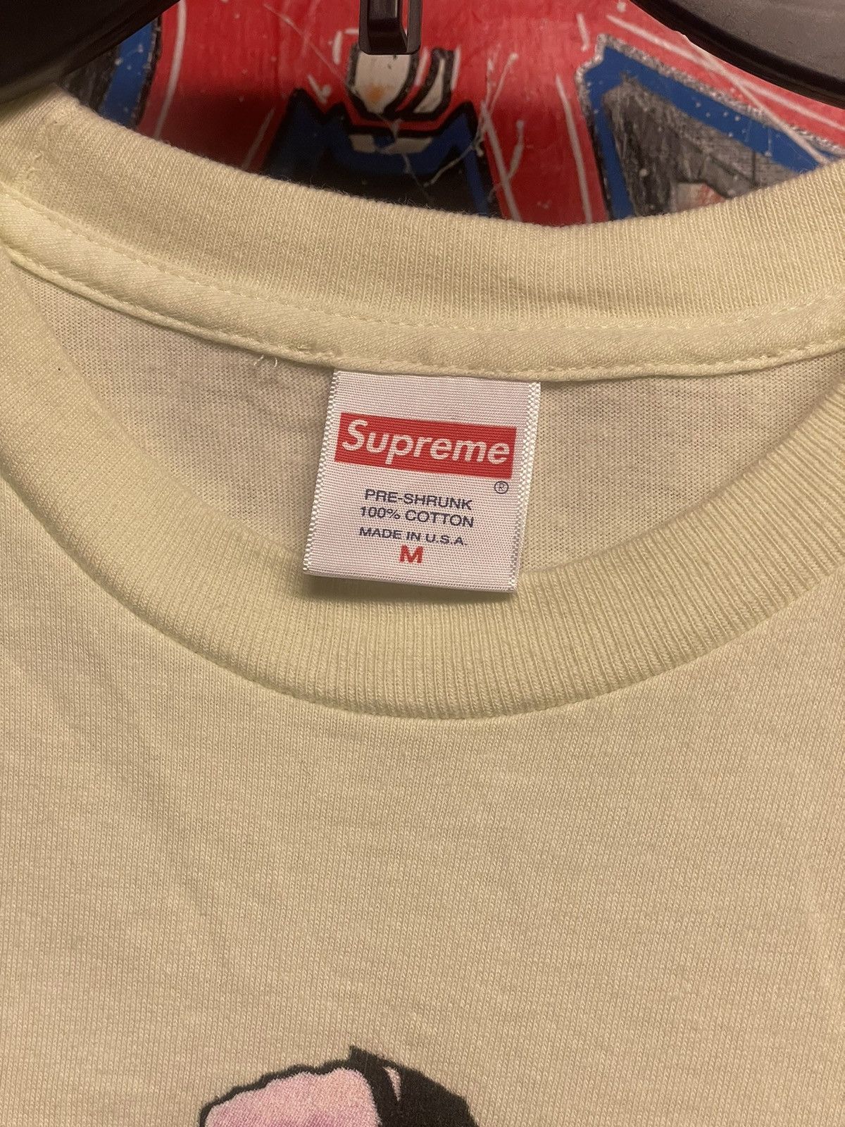 Supreme Supreme Vampirella Tee Pale Yellow Medium Size US M / EU 48-50 / 2 - 5 Thumbnail