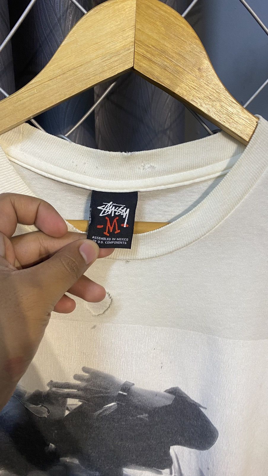 Stussy ‼️NEED GONE‼️Sick Distress Y2K STUSSY X JOSH CHEUSE MEDIUM Size US M / EU 48-50 / 2 - 5 Thumbnail