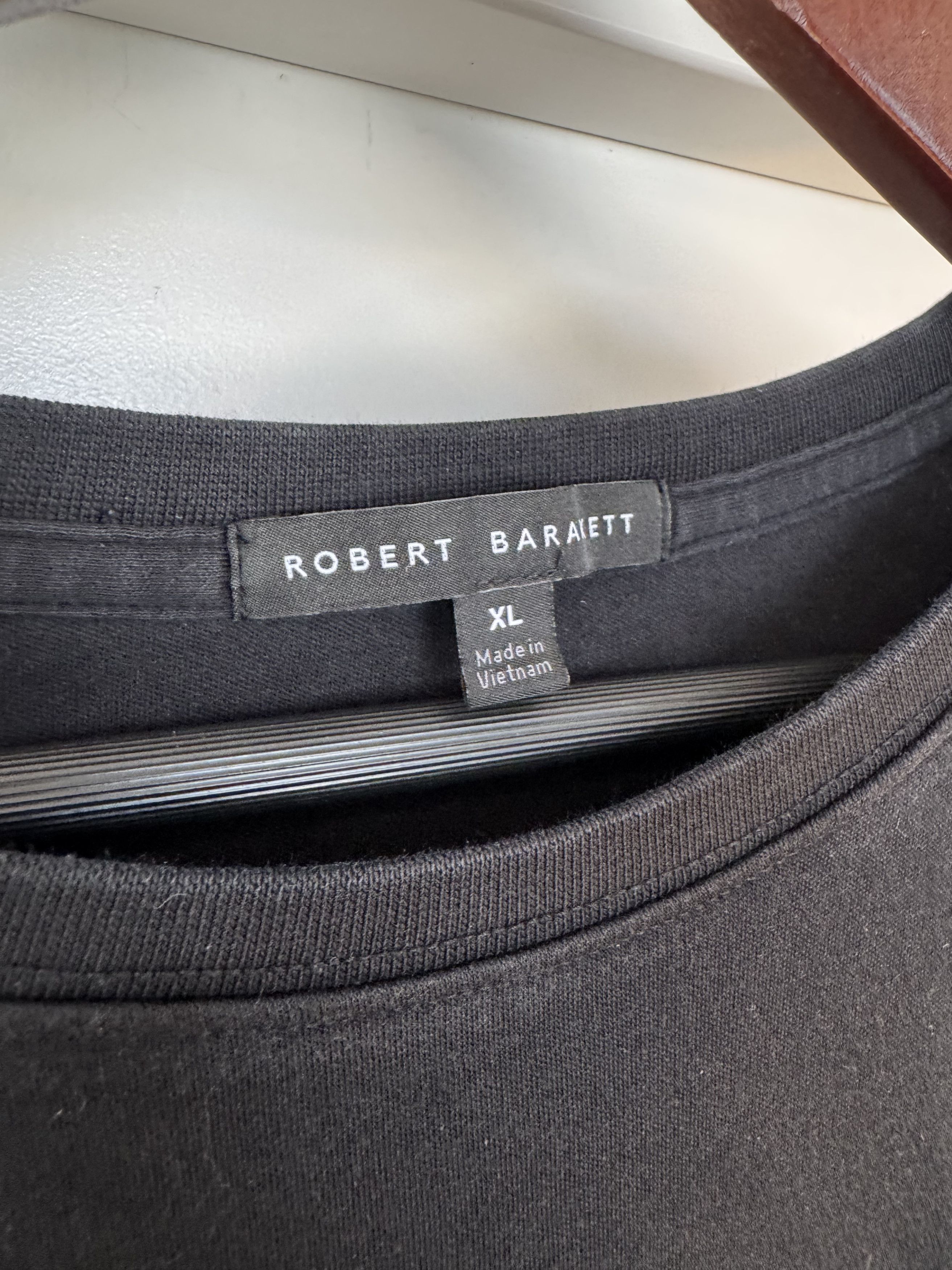 Robert Barakett Black Tee Size US XL / EU 56 / 4 - 3 Thumbnail
