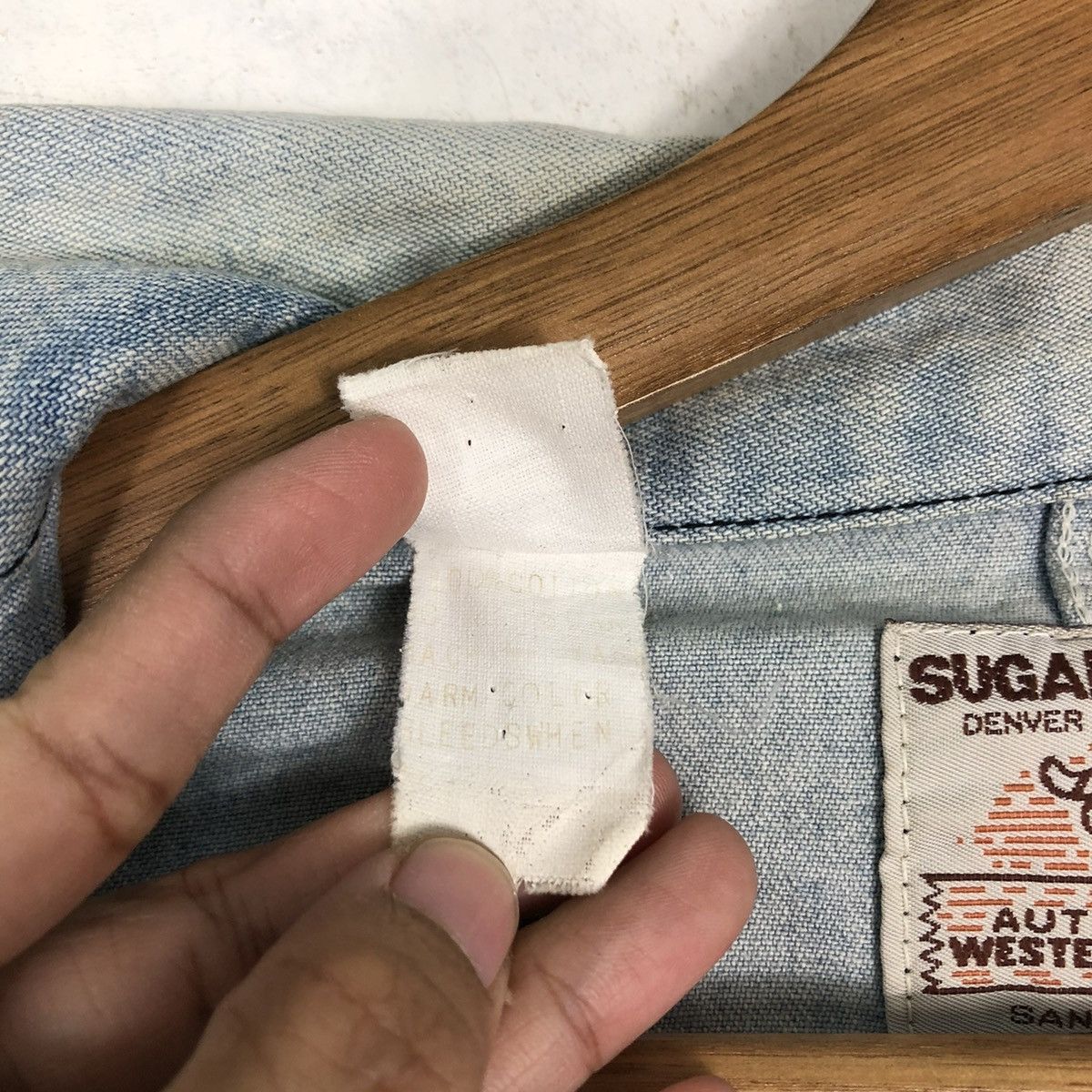 Sugar Cane 🔥VINTAGE DENIM CHORE JACKET SUGAR CANE WESTERN WEAR USA Size US L / EU 52-54 / 3 - 21 Thumbnail