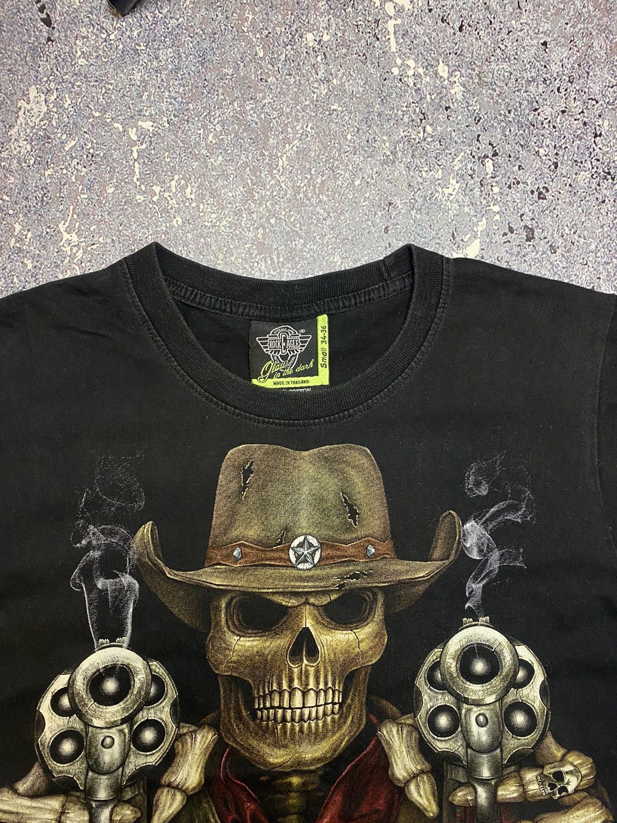Band Tees × Vintage 💥VINTAGE ROCK EAGLE SKULL TEE Size US S / EU 44-46 / 1 - 7 Thumbnail
