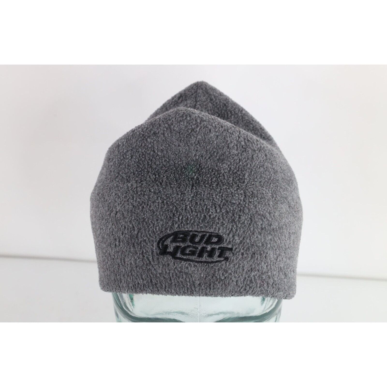 Budweiser × Vintage Vintage 90s Streetwear Bud Light Beer Fleece Beanie Hat Size ONE SIZE - 1 Thumbnail