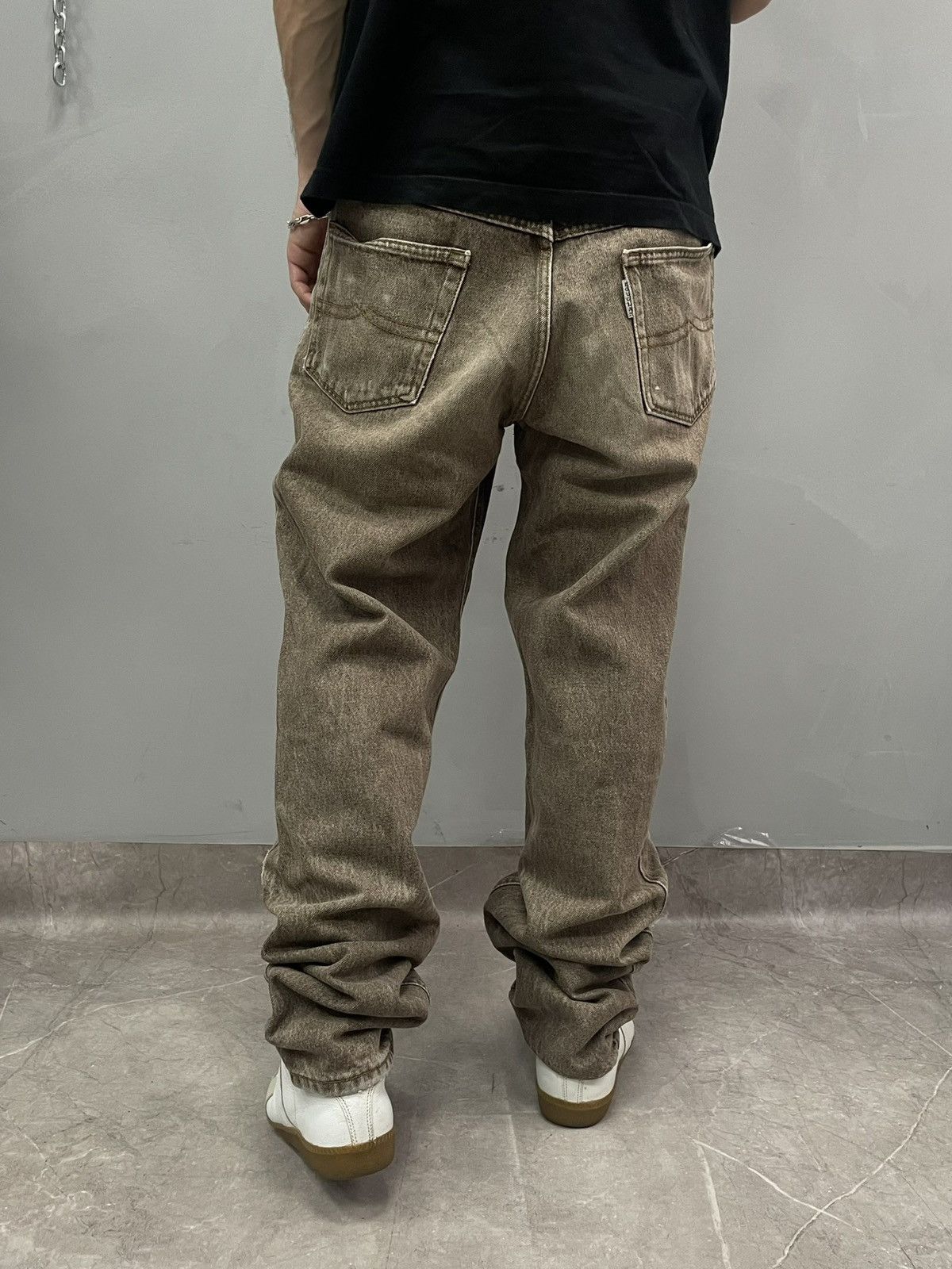 Diesel Diesel style washed faded brown baggy jeans y2k Size US 34 / EU 50 - 6 Thumbnail