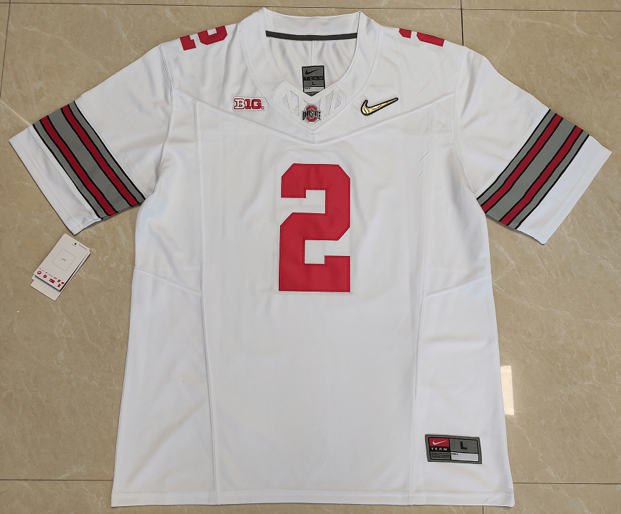 Other Men's Ohio State Buckeyes #2 Emeka Egbuka Jersey White Size US S / EU 44-46 / 1 - 4 Thumbnail