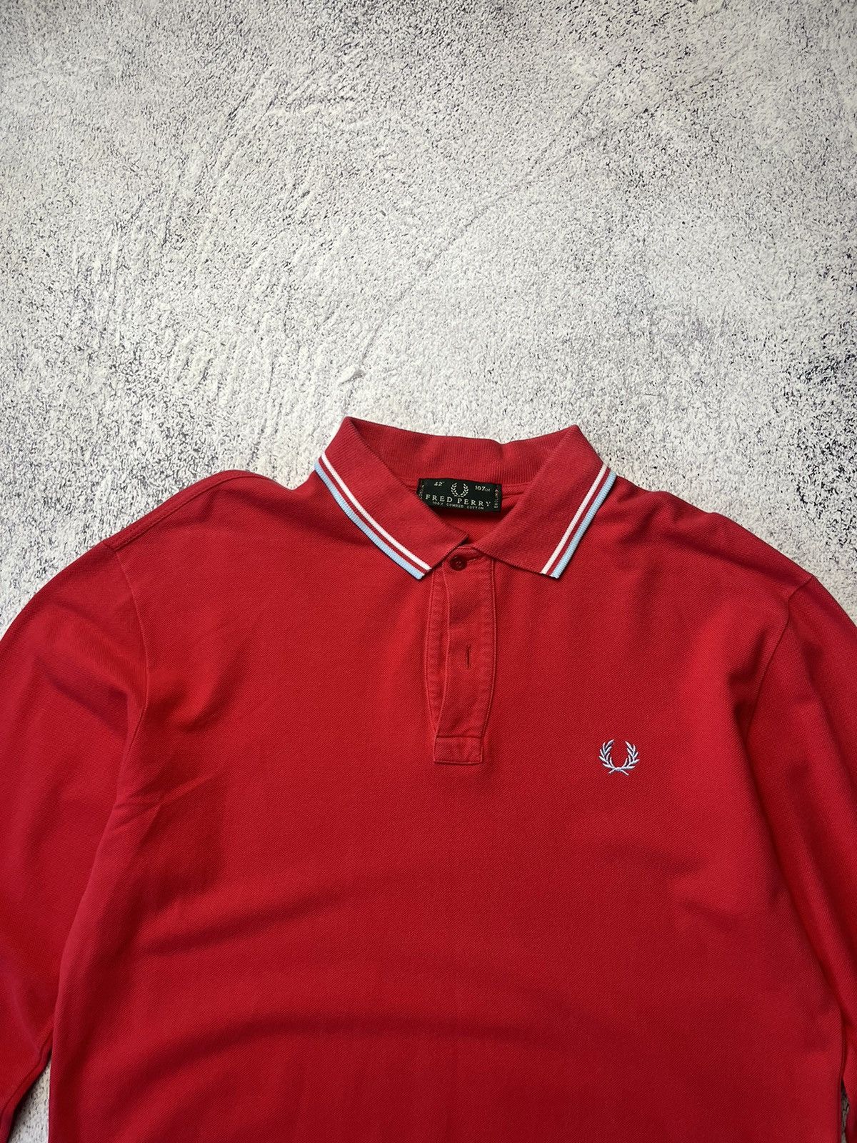 Fred Perry Vintage Fred Perry Longsleeve Polo Shirt Size US S / EU 44-46 / 1 - 7 Thumbnail
