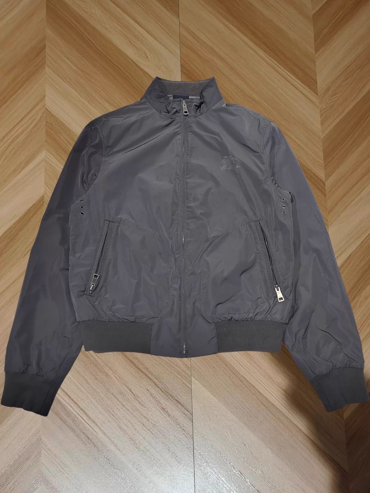 Burberry Burberry Washed Gray M Jacket Size US M / EU 48-50 / 2 - 1 Thumbnail