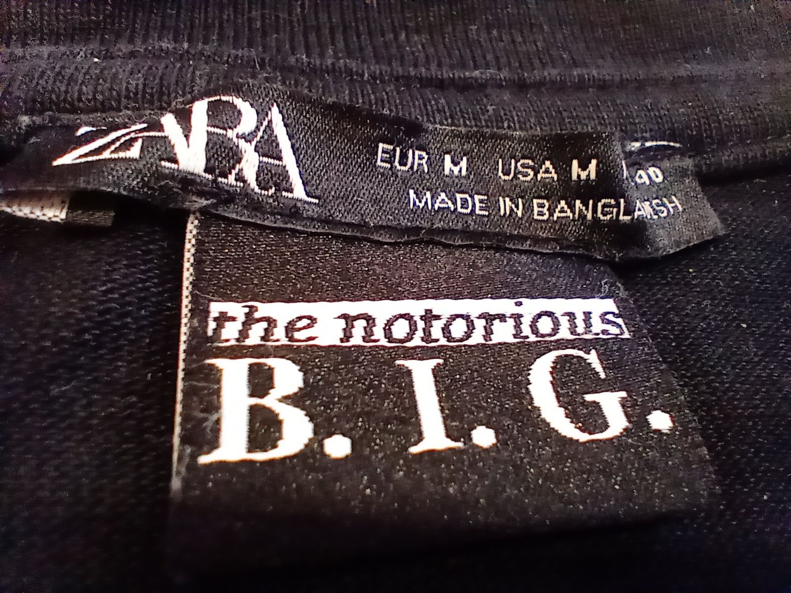 Rap Tees The Notorious B.I.G. x Zara shirt - It Was All A Dream Rap Size US L / EU 52-54 / 3 - 4 Thumbnail