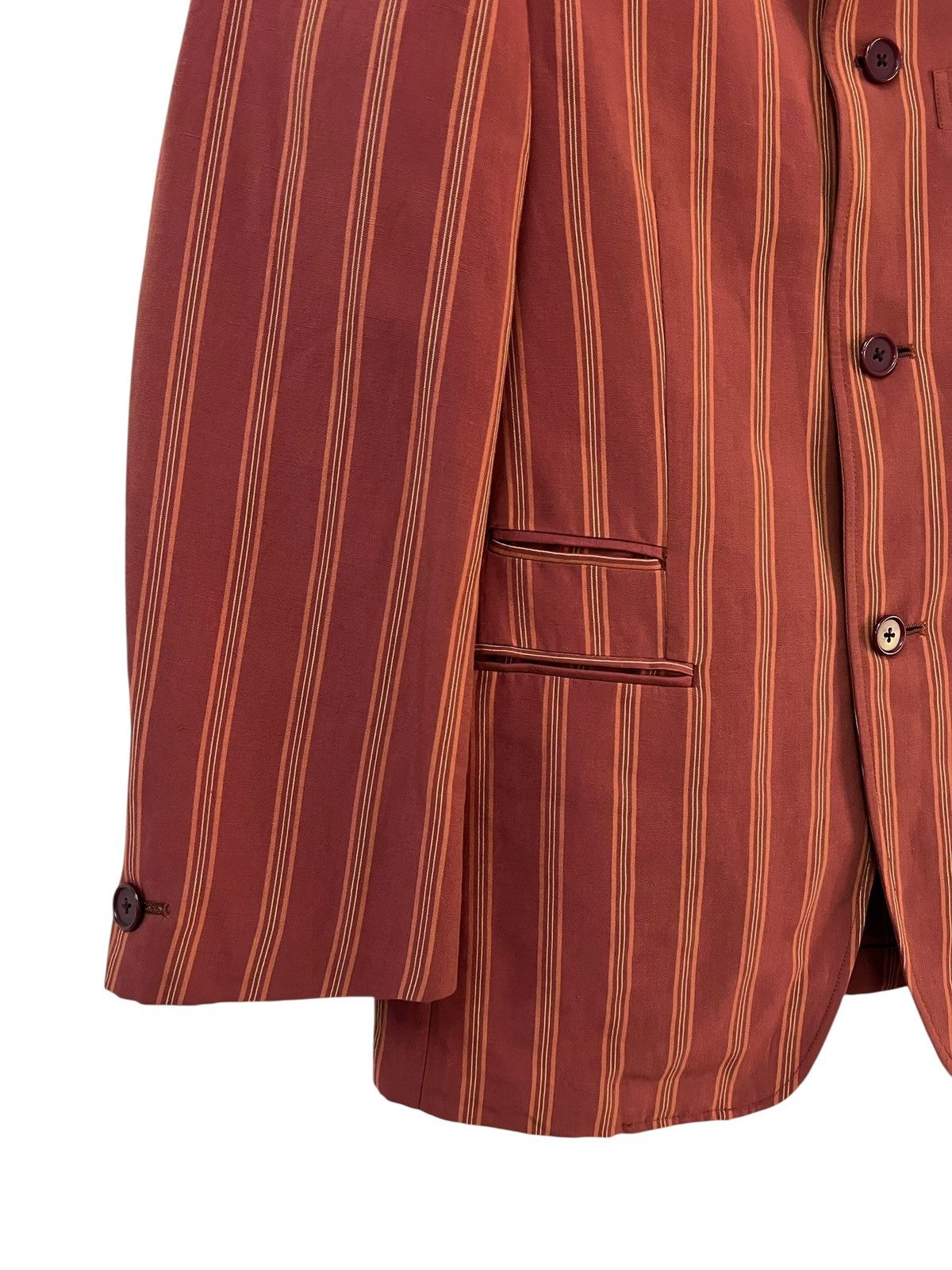 Romeo Gigli Vintage Romeo Gigli Stripes Jacket Blazer Size US M / EU 48-50 / 2 - 5 Thumbnail