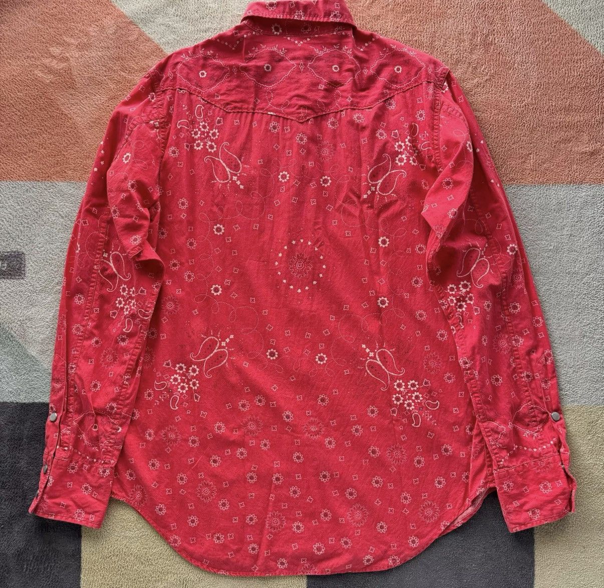 Polo Ralph Lauren Ralph Lauren Polo Sport Red Paisley Shirt K22 Size US S / EU 44-46 / 1 - 6 Thumbnail