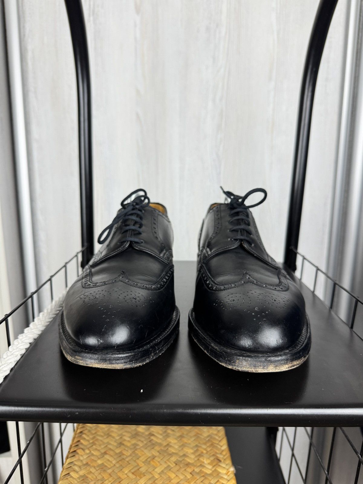 John Lobb John Lobb Darby Black Oxford Derby Classic Shoes 10E Size US 10 / EU 43 - 5 Thumbnail