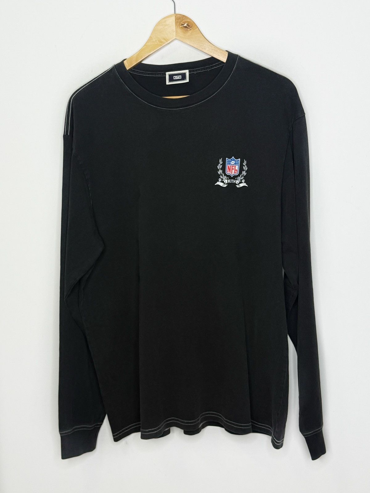 Kith Kith x NFL 47 Raiders Vintage LS Tee Size US L / EU 52-54 / 3 - 2 Thumbnail