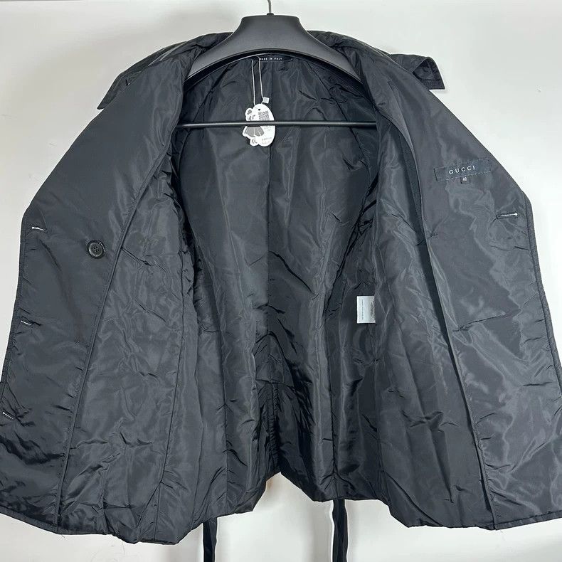 Gucci Gucci Black nylon double-breasted jacket 2504-Nextarrow Size S / US 4 / IT 40 - 3 Thumbnail
