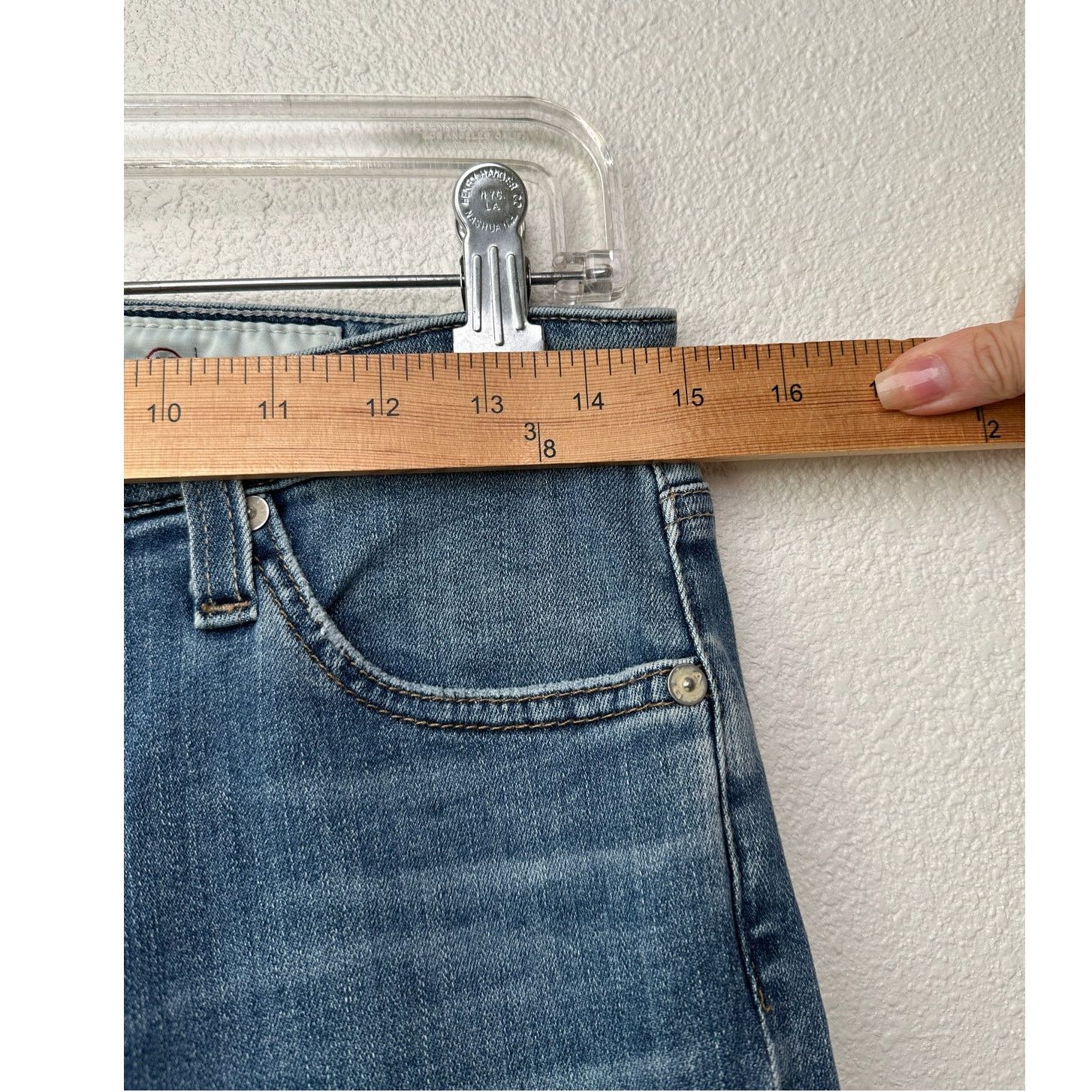 AG Adriano Goldschmied AG Adriano Goldschmied Prima Crop Cigarette Jeans Blue US 28 Size 28" / US 6 / IT 42 - 12 Thumbnail