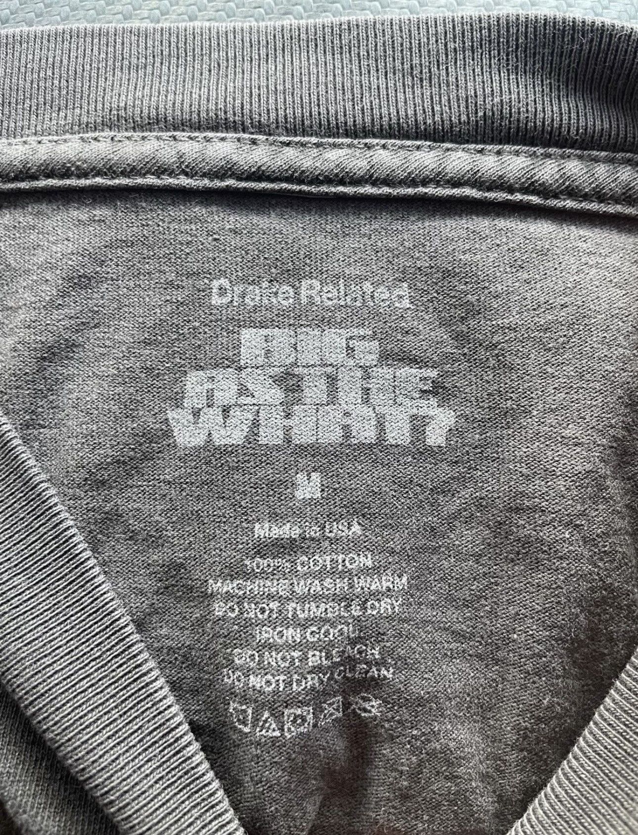 image of Drake Curls Tee, In A Size M in Black, Men's