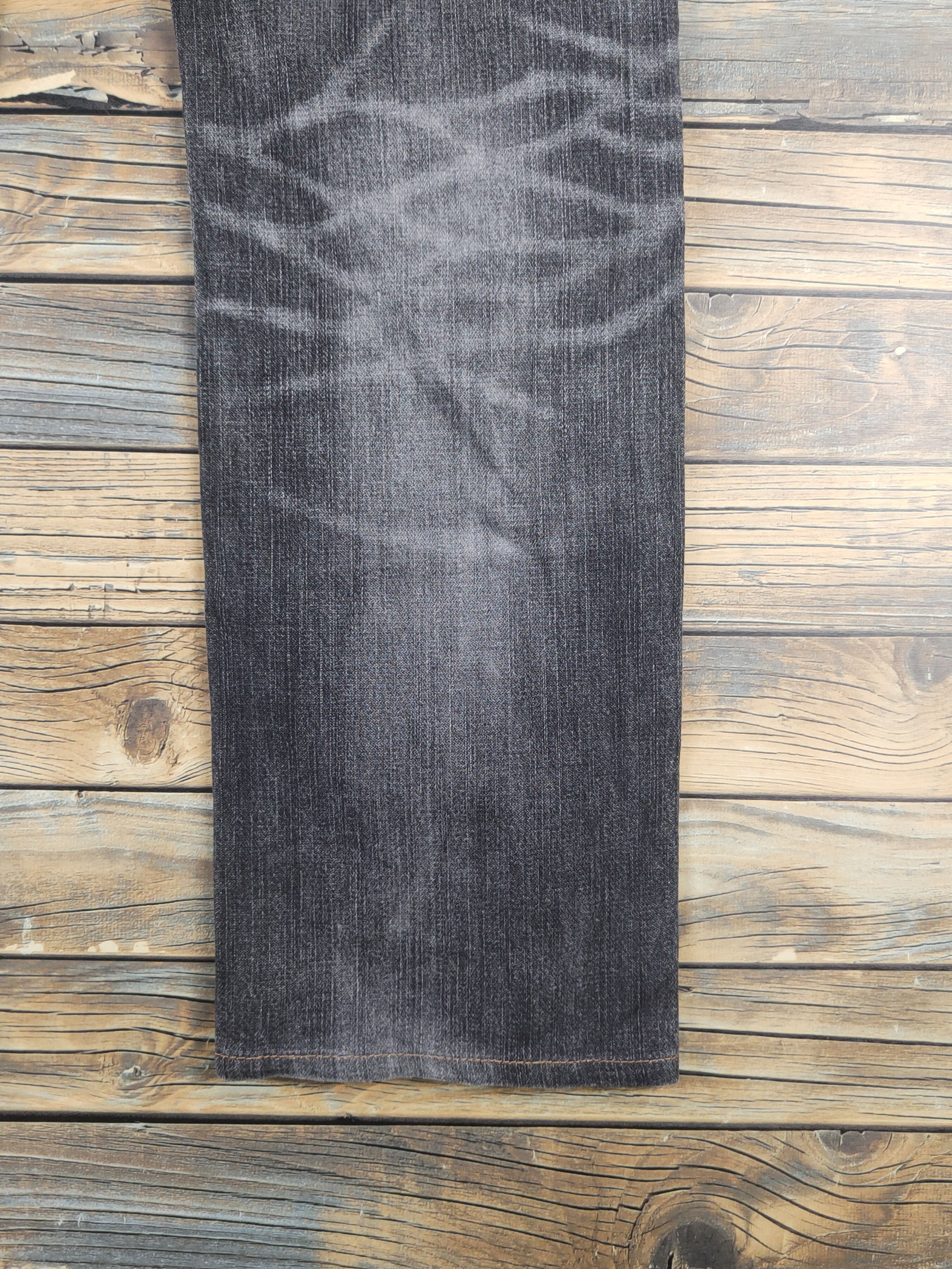 Vintage Wrangler Black Distressed Ripped denim Jeans #W1602 Size US 30 / EU 46 - 12 Thumbnail