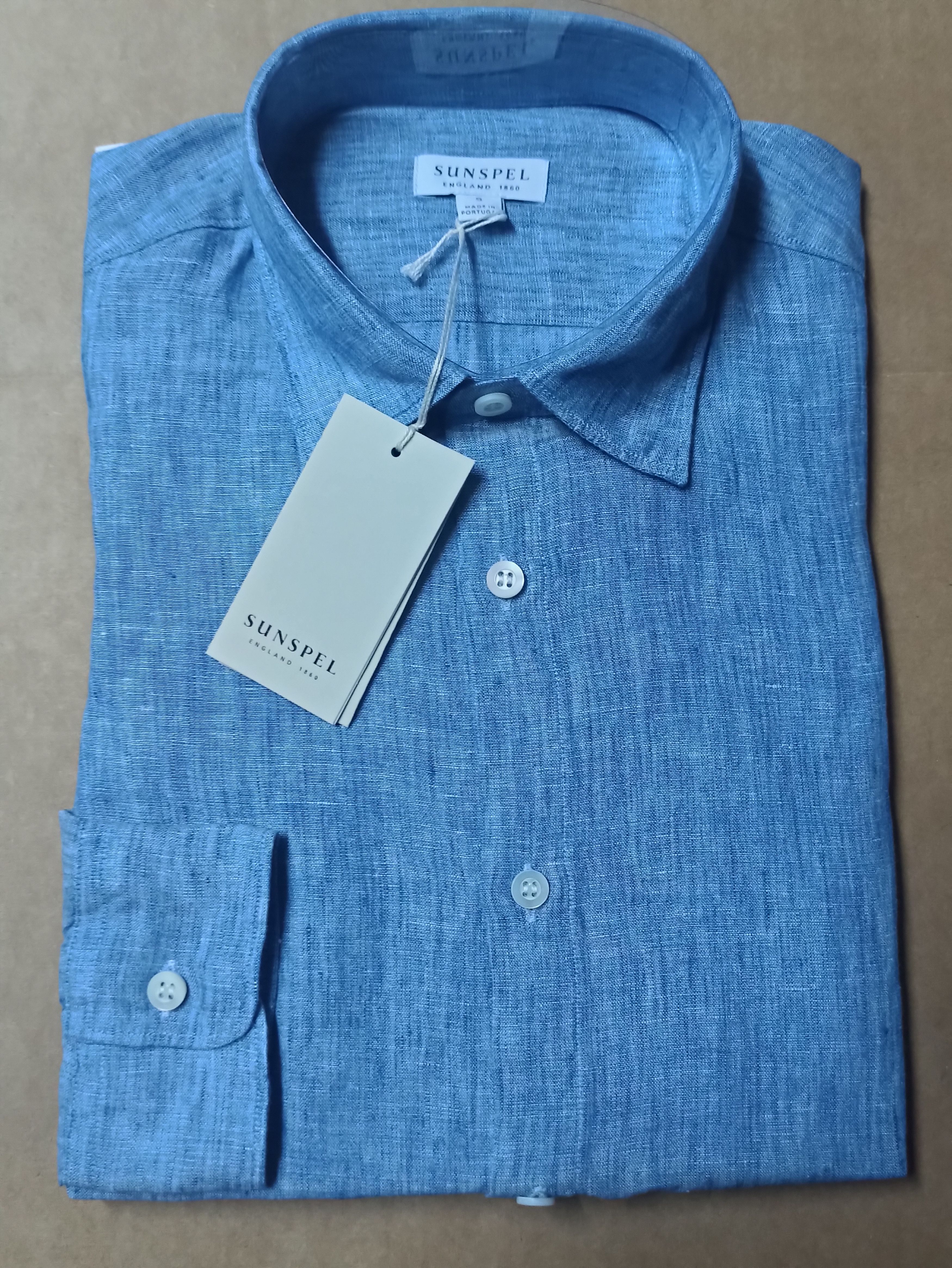 Sunspel Sunspel Men’s Shirt – New With Tags Size US S / EU 44-46 / 1 - 1 Thumbnail