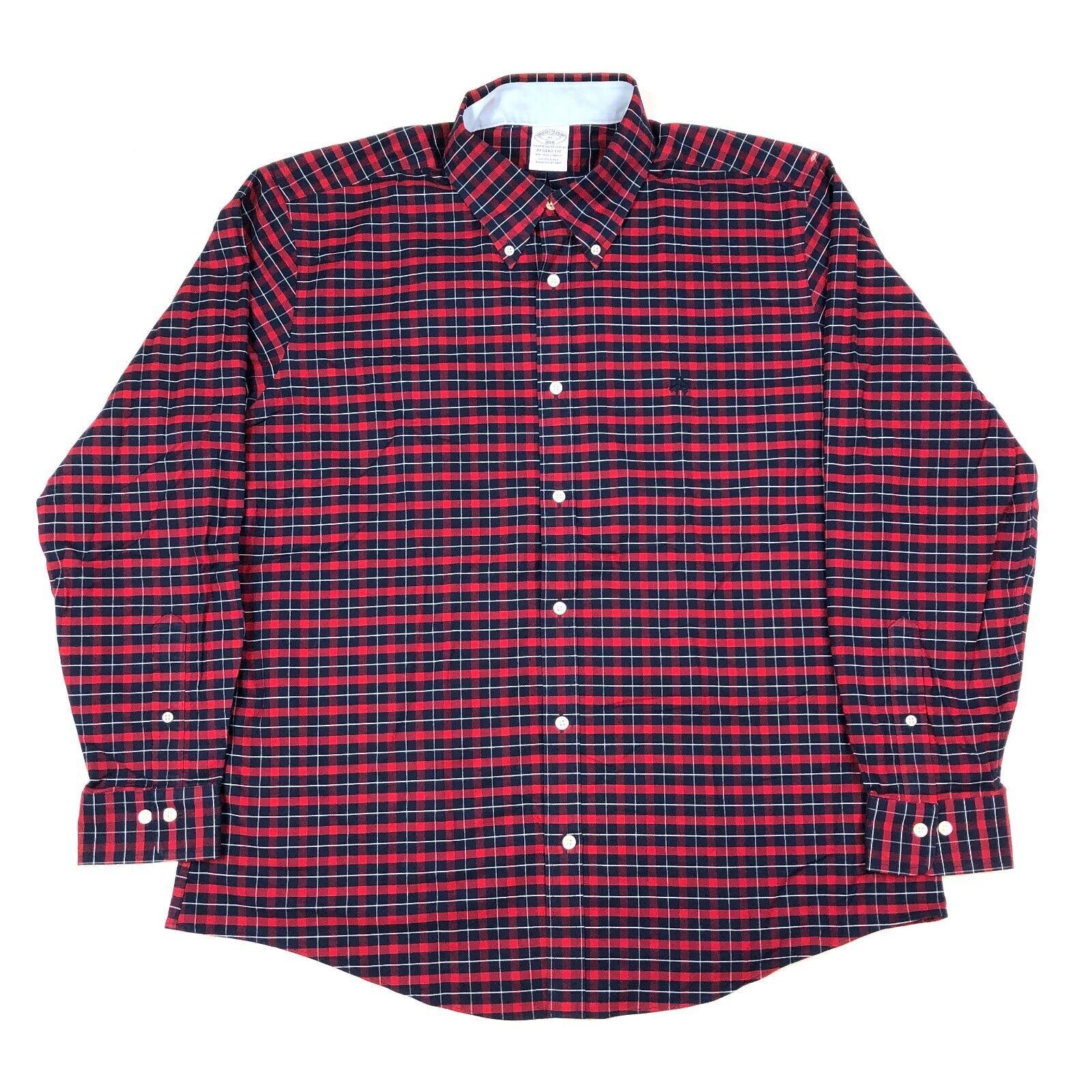 Brooks Brothers × Loro Piana Brooks Brothers Regent Fit Original Button Up Shirt Size XL Size US XL / EU 56 / 4 - 1 Thumbnail