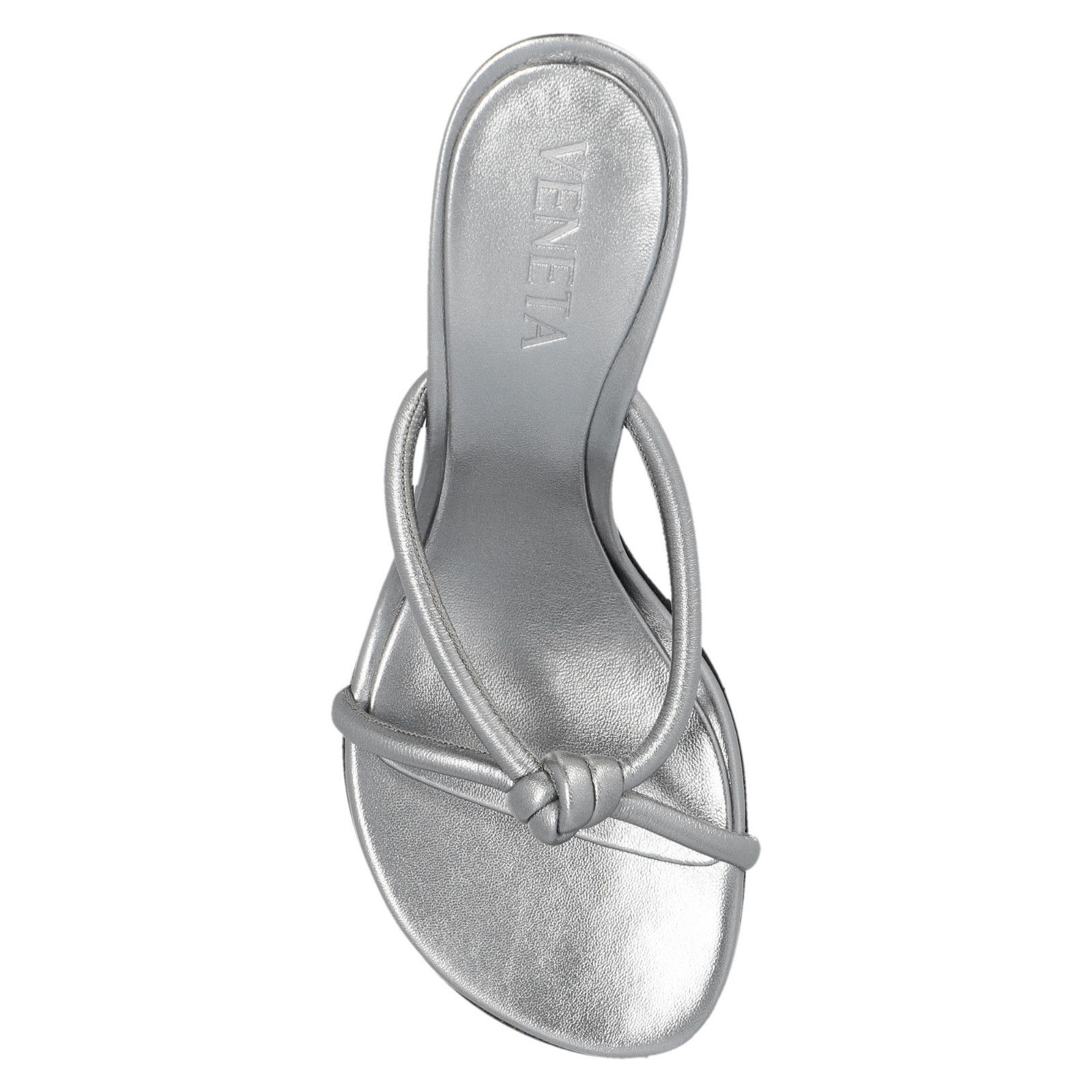 Bottega Veneta BOTTEGA VENETA Blink Silver Mules New & Authentic (Women's s Size US 5 / IT 35 - 5 Thumbnail