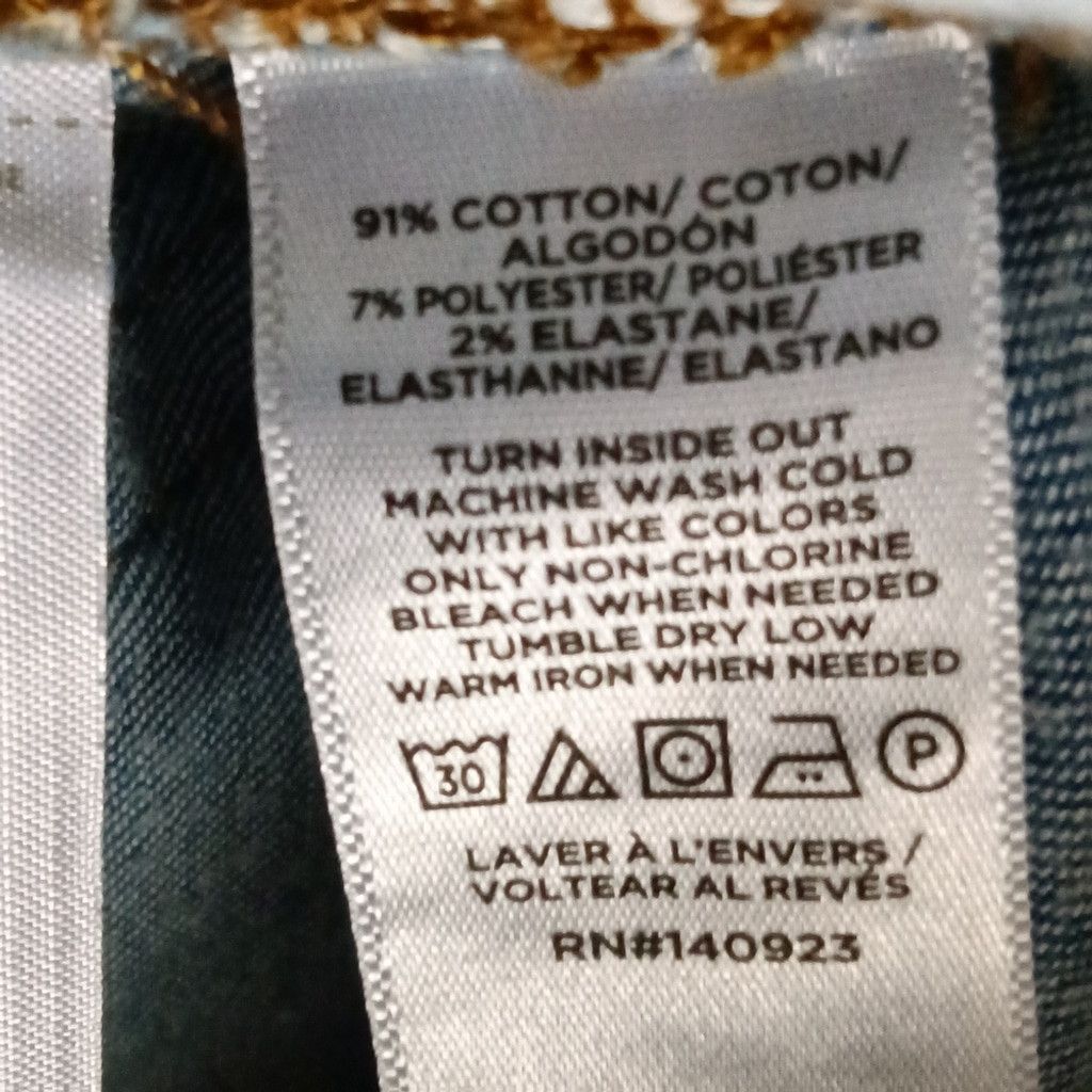 Loft LOFT Kick Crop Button Fly Jeans Indigo Flare High Rise 26/2 Size 26" / US 2 / IT 38 - 10 Thumbnail