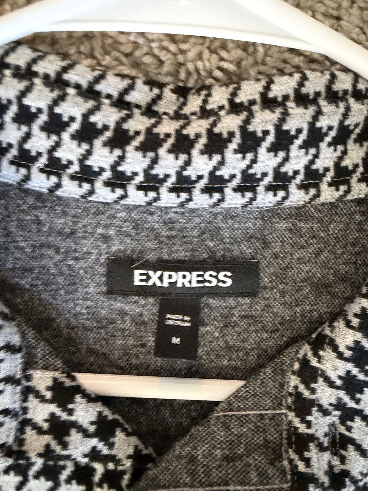 Express Express Checkered Button Up Shirt Jacket Size US M / EU 48-50 / 2 - 2 Thumbnail