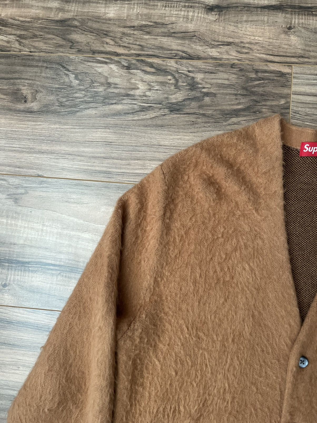 Supreme Supreme Brushed Checkerboard Cardigan Size US M / EU 48-50 / 2 - 6 Thumbnail