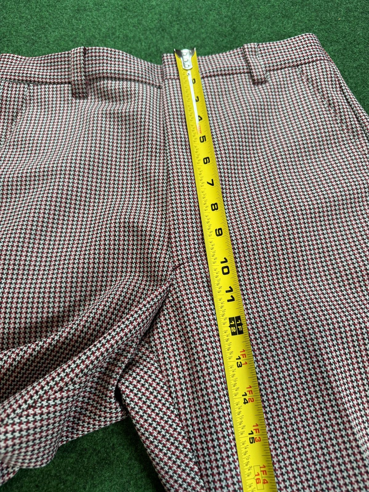 Vintage Vintage 70s Flare Bell Bottom Checkered Talon Disco Pants Size US 30 / EU 46 - 10 Thumbnail