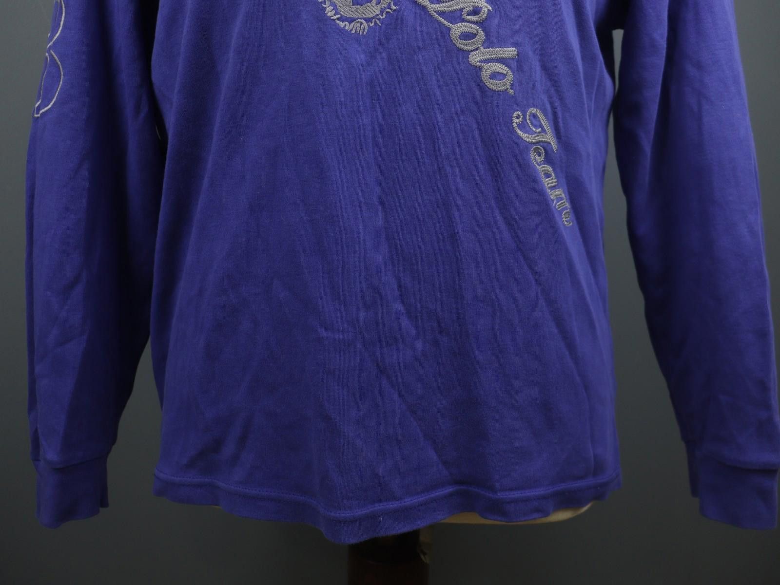 La Martina LA MARTINA Purple Cotton Collared Popover Polo Shirt Size L Size US L / EU 52-54 / 3 - 3 Thumbnail