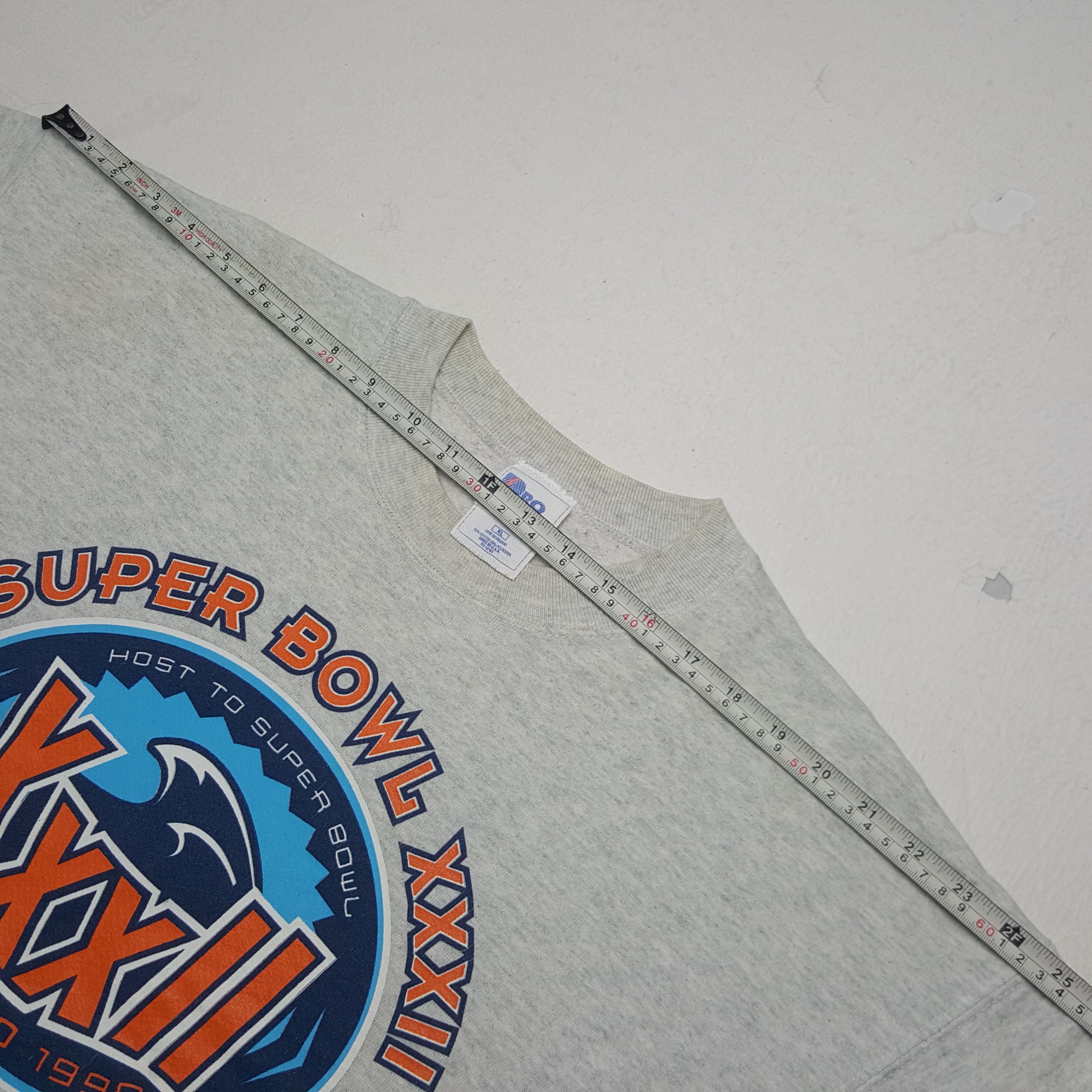 Alice San Diego × Pro Player × Vintage Vintage Super Bowl XXXII Football Team Sweatshirt Size US XL / EU 56 / 4 - 7 Thumbnail