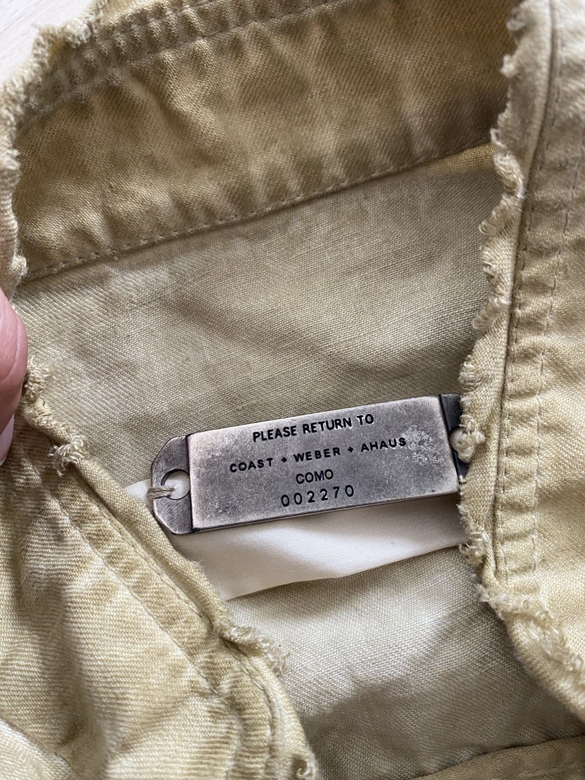 Designer Avant-garde Weber Coast & Ahaus Raw Jacket Size S / US 4 / IT 40 - 8 Thumbnail