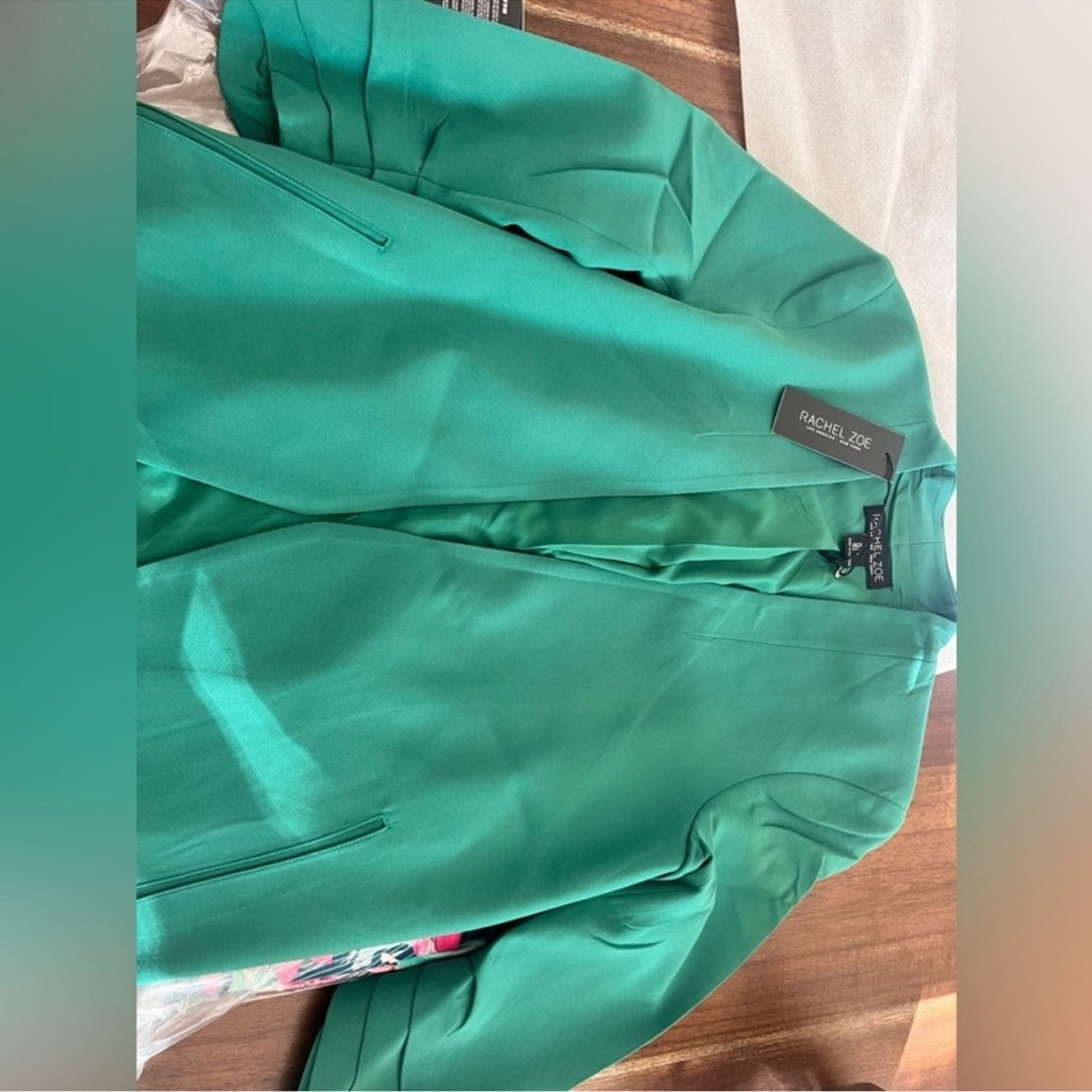 Rachel Zoe 🎉LAST PIECE🎉RACHEL ZOE Regular Size Power Blazer‎ Size L / US 10 / IT 46 - 6 Thumbnail