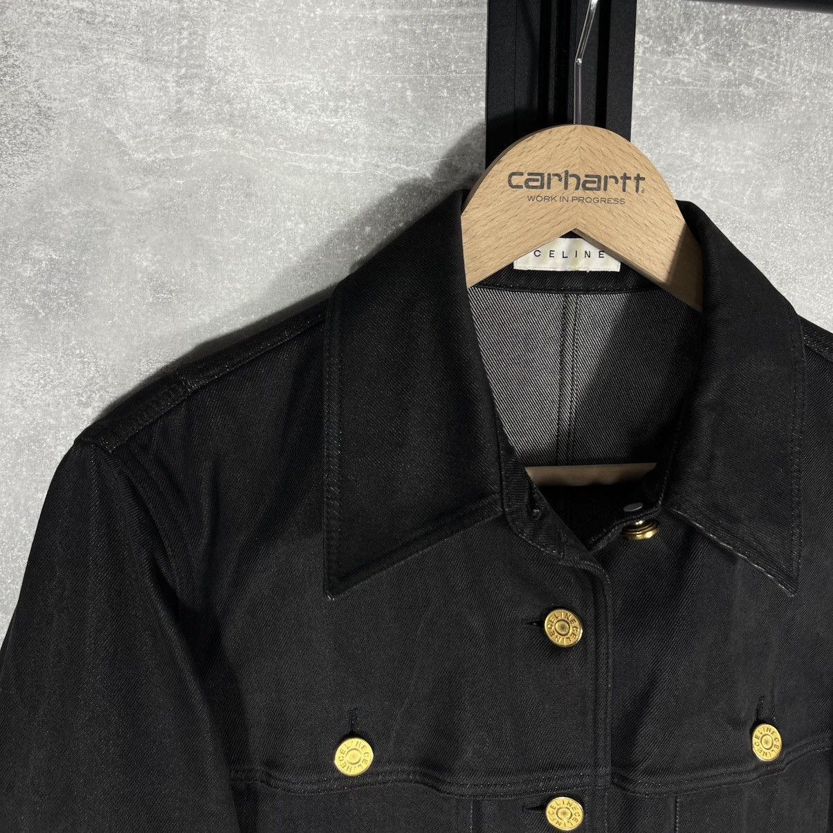 Celine CELINE PARIS PHOEBE PHILO SILK COTTON DENIM TRUCKER JACKET Size US S / EU 44-46 / 1 - 7 Thumbnail