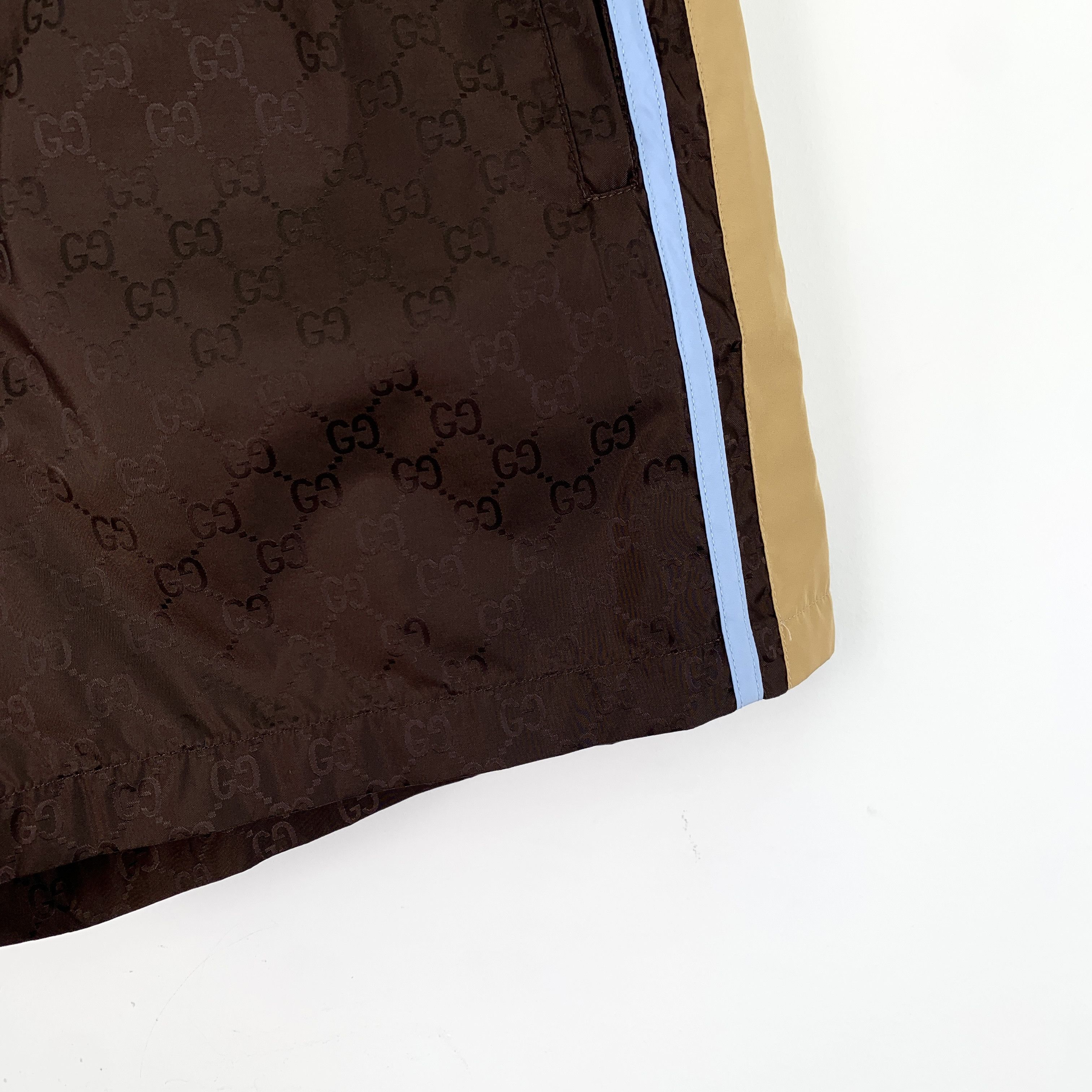 Gucci Gucci Shorts – Dark Brown Logo Jacquard (Size 44) Size US 28 / EU 44 - 4 Thumbnail