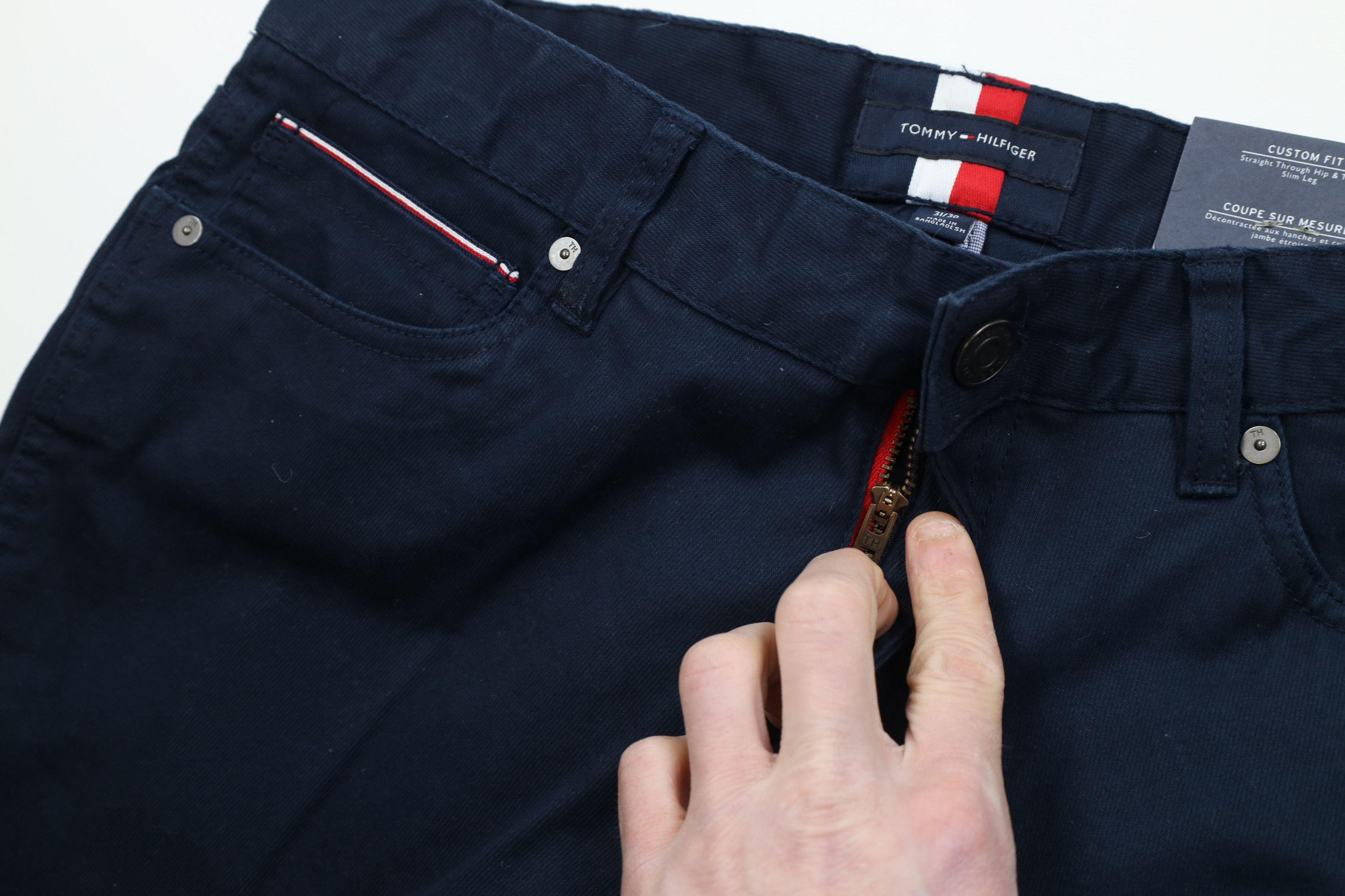 Tommy Hilfiger Deadstock Vintage Y2K Tommy Hilfiger Ribbed Whipcord Pants Size US 31 - 7 Thumbnail