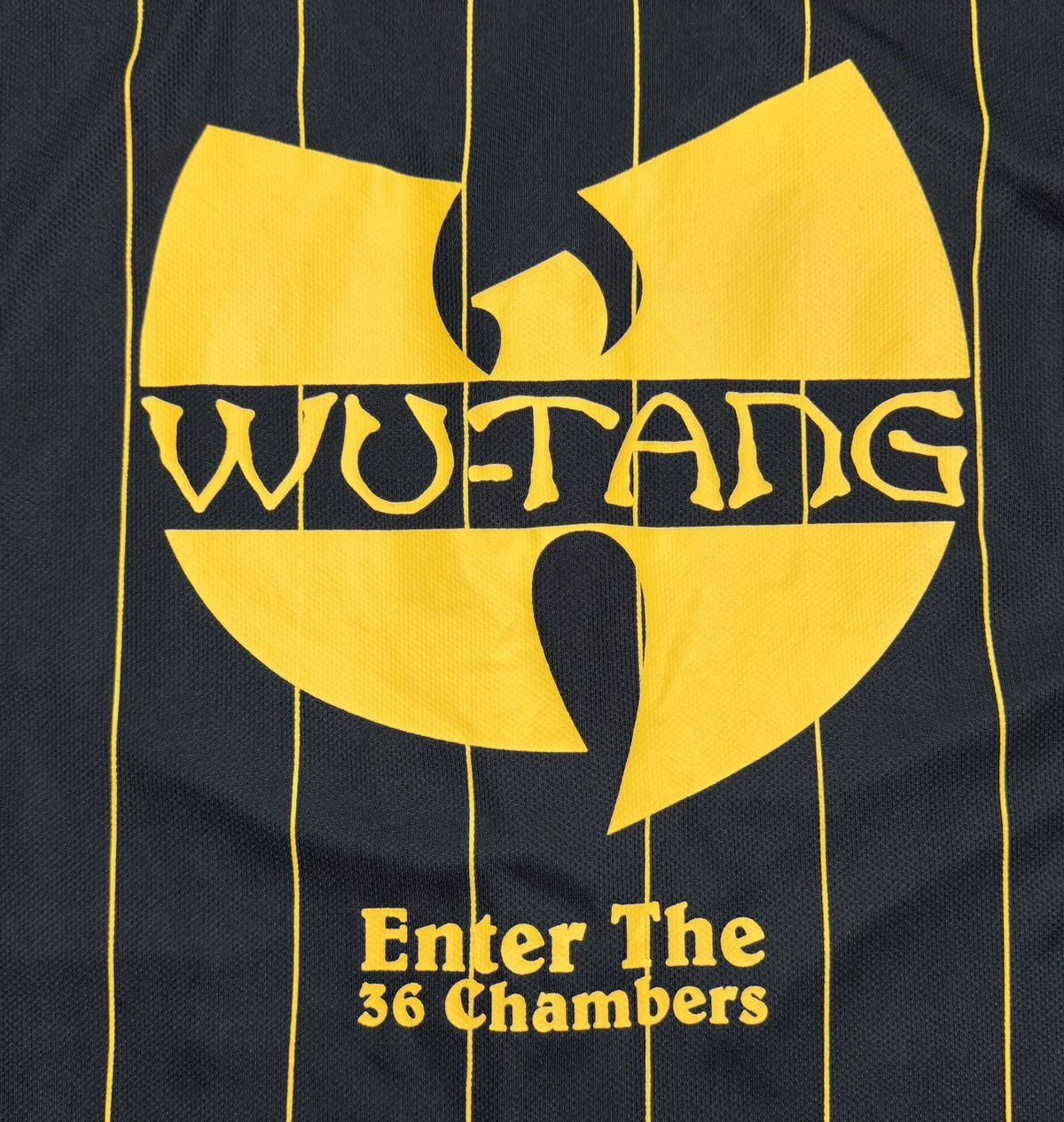 Wu-Tang Clan Wu-Tang Clan #36 Striped Button Jersey Shirt Big Logo Size US XS / EU 42 / 0 - 10 Thumbnail
