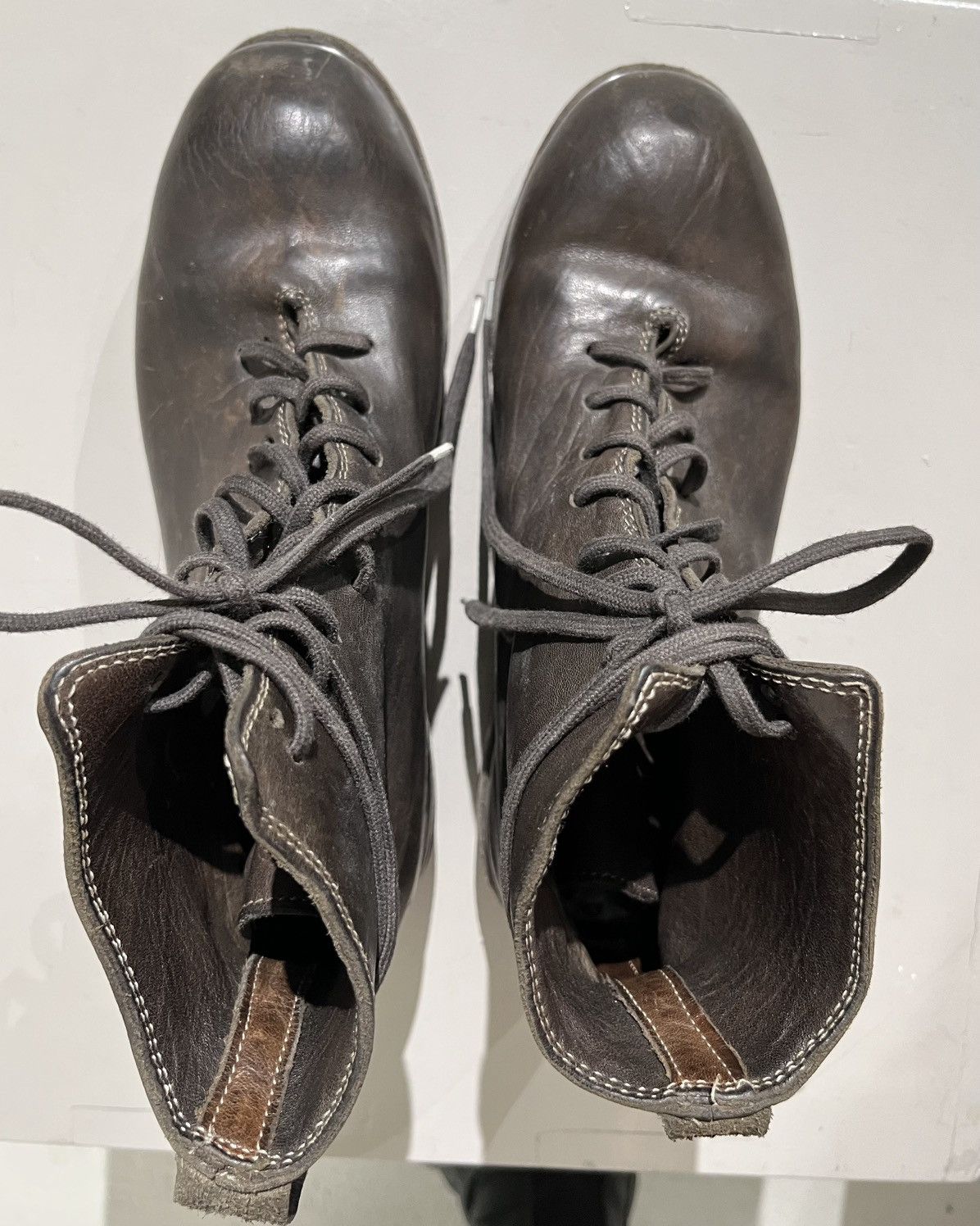 Guidi PL11L Horse Leather Lace Up Boots Size US 7.5 / IT 37.5 - 8 Thumbnail