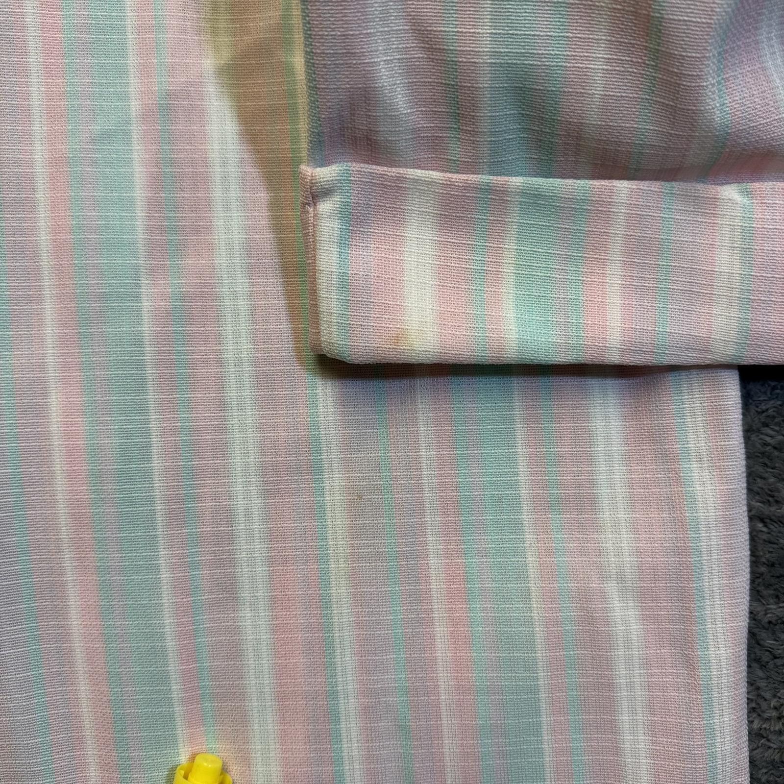 Other Vintage Cricket Lane Pastel Striped Blazer Coat Size US L / EU 52-54 / 3 - 4 Thumbnail