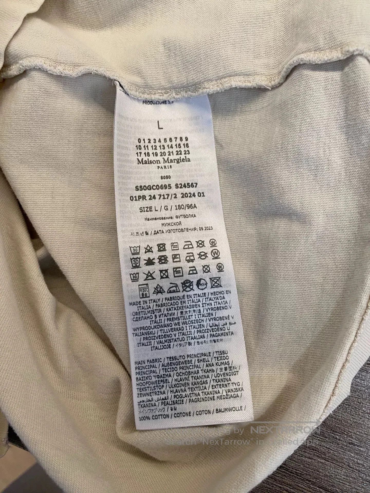 Maison Margiela Maison Margiela Handwritten Logo T. Size US L / EU 52-54 / 3 - 8 Thumbnail