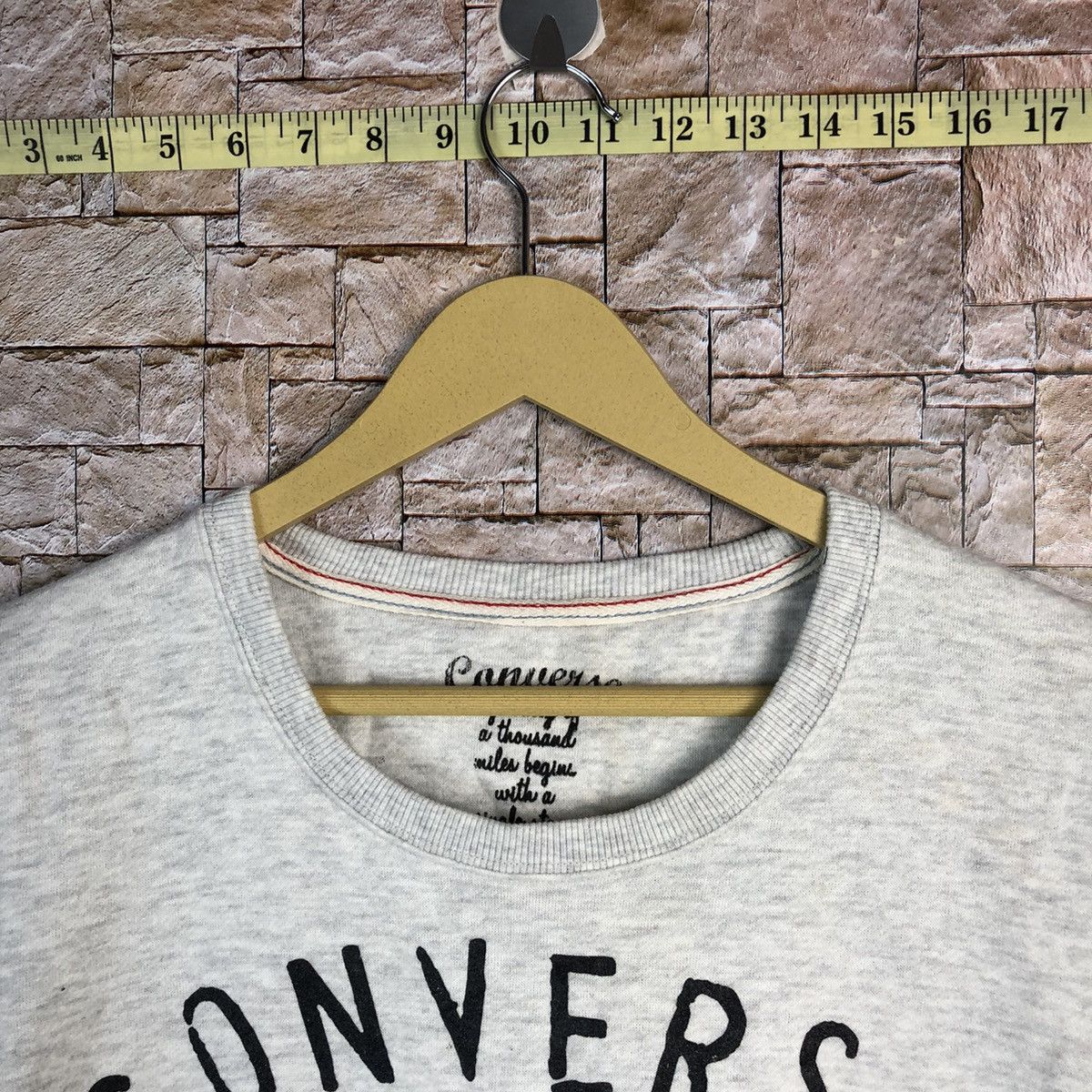 Converse × Vintage Converse vintage Grey Sweatshirt #A397 Size M / US 6-8 / IT 42-44 - 4 Thumbnail