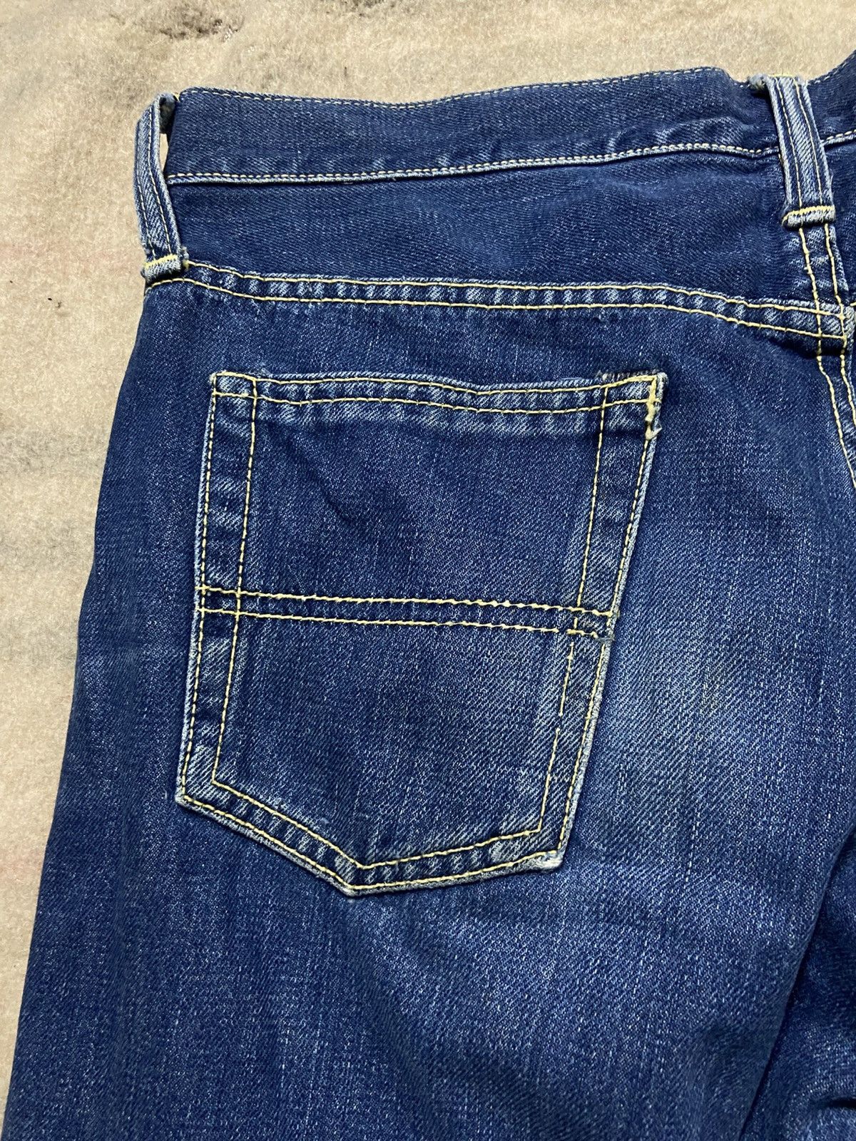 Japanese Brand Vintage 60s Big Stone Flare Jeans Size US 30 / EU 46 - 12 Thumbnail