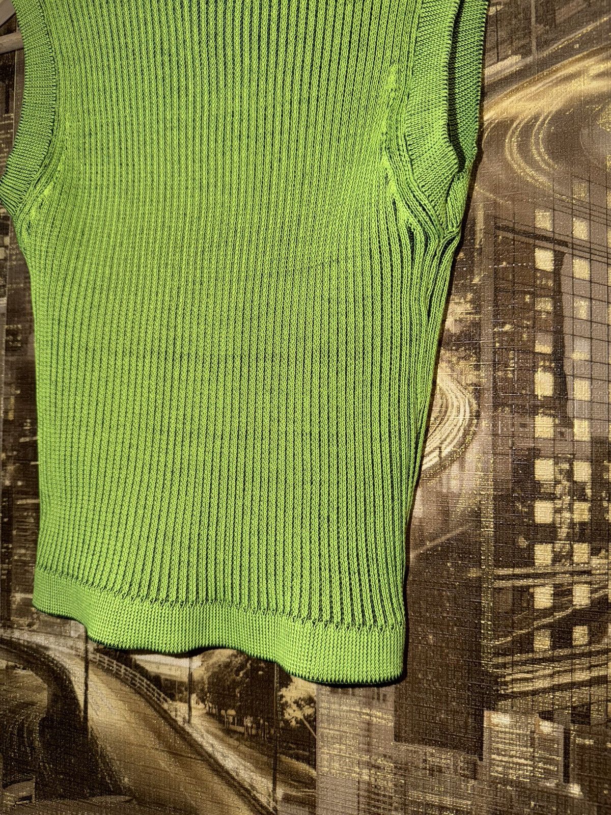 GCDS GCDS Ribbed Knit Sleeveless Top Size S Size S / US 4 / IT 40 - 14 Thumbnail