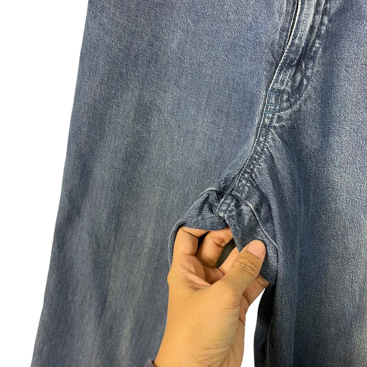 Lancel Vintage Lancel Embroidery Logo Denim Jeans Size US 28 / EU 44 - 13 Thumbnail