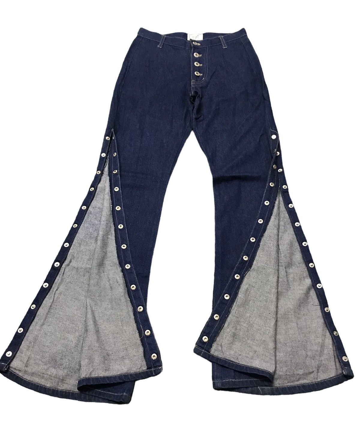 Seditionaries 🔥🔥BEST OFFER🔥🔥Gal Fit Bondage Flared Denim Jeans Very Rare Size US 28 / EU 44 - 1 Thumbnail