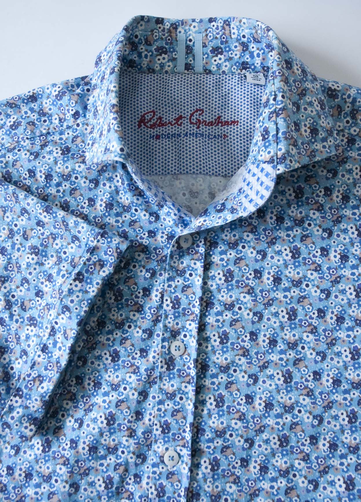 Robert Graham Robert Graham Shirt Size M Modern Americana Floral Size US M / EU 48-50 / 2 - 2 Thumbnail