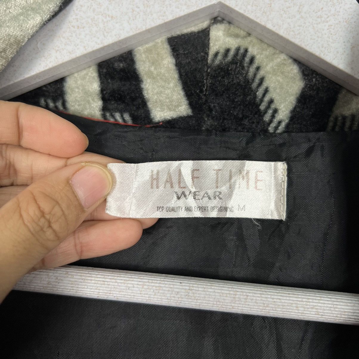 Japanese Brand 🔥 HALF TIME WEAR VELVET HANTEN JACKET Size US M / EU 48-50 / 2 - 14 Thumbnail