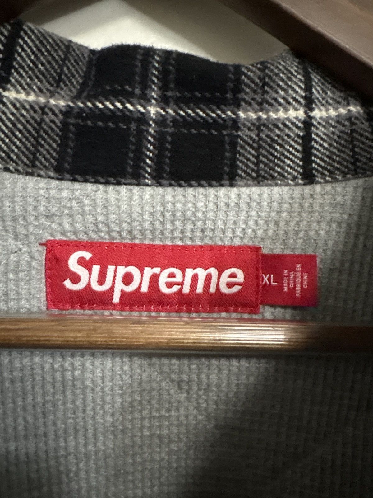 Supreme Supreme lined thermal flannel zip up XL black Size US XL / EU 56 / 4 - 4 Thumbnail