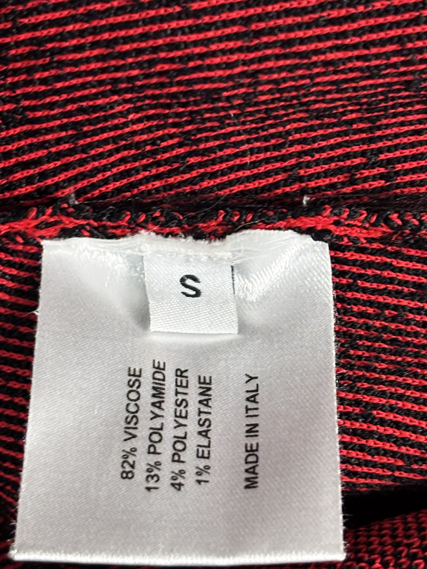 Proenza Schouler Proenza Schouler Red & Black Knit Pencil Skirt Size 28" / US 6 / IT 42 - 3 Thumbnail