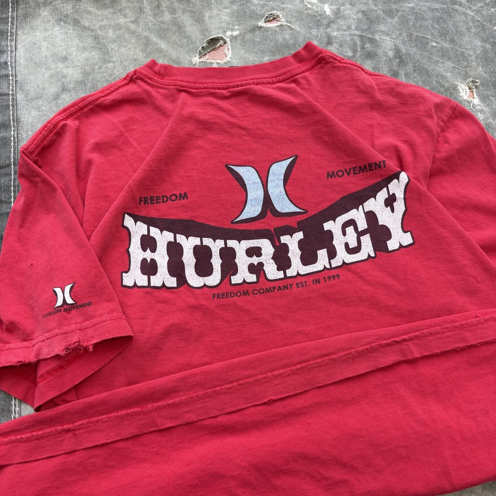 Hurley Vintage Y2K Hurley Double Side Skate Grunge Streetwear Shirt Size US L / EU 52-54 / 3 - 5 Thumbnail