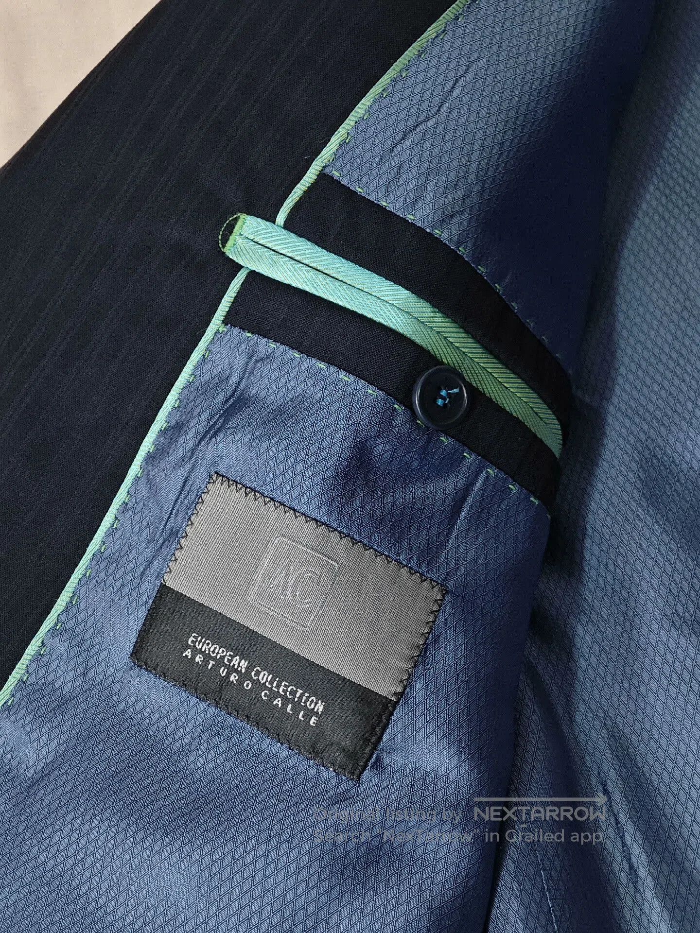 Japanese Brand Italian Wool Suit by Arturo Calle. Size US M / EU 48-50 / 2 - 4 Thumbnail